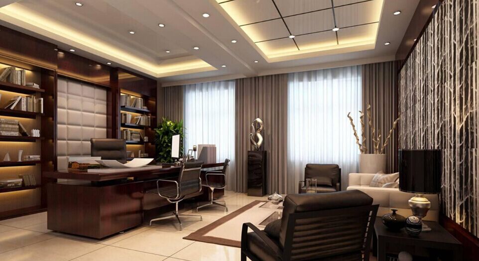 董事長辦公室裝修設(shè)計(jì)效果圖