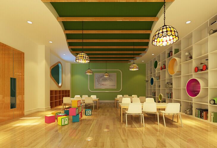 幼兒園美術室色彩搭配效果圖