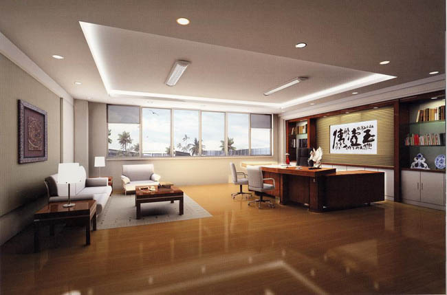 總經(jīng)理辦公室設(shè)計(jì):突出大氣,有文化和穩(wěn)重