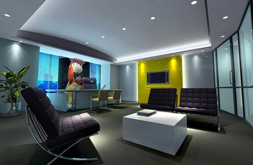 辦公室色彩設計效果圖