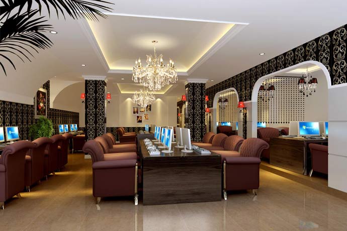 網(wǎng)咖包房裝修設(shè)計(jì)效果圖