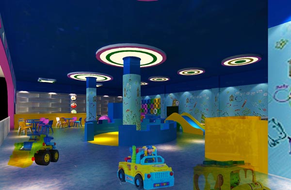 兒童主題餐廳特色呈現(xiàn)裝修設(shè)計(jì)效果圖