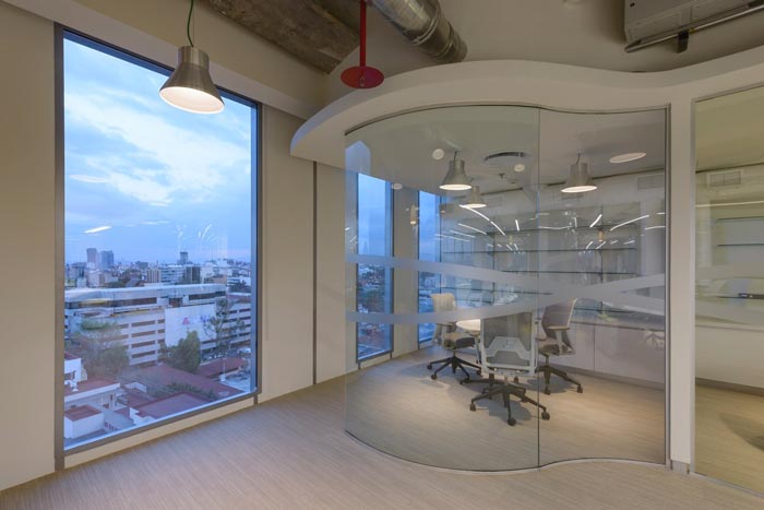 香料公司辦公室交流區(qū)域裝修設計案例效果圖