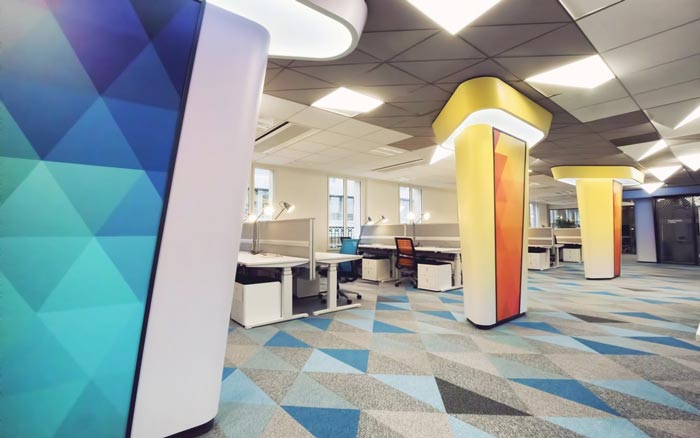 互聯網公司辦公室辦公區域裝修設計案例效果圖