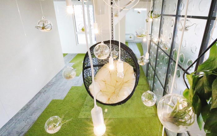 互聯網公司辦公室秋千區裝修設計案例效果圖