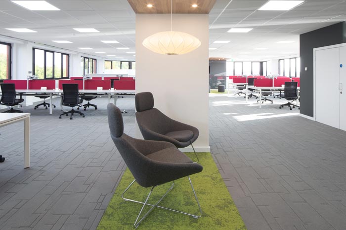 運(yùn)輸公司辦公室辦公交流區(qū)域裝修設(shè)計(jì)案例效果圖