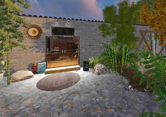 自助茶餐廳裝修設計效果圖