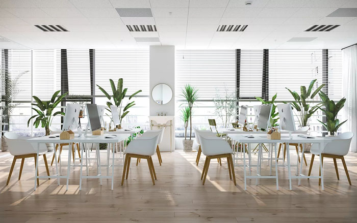 北歐風格辦公室辦公區(qū)裝修設(shè)計案例效果圖