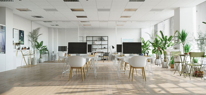 北歐風格辦公室辦公區(qū)裝修設(shè)計案例效果圖