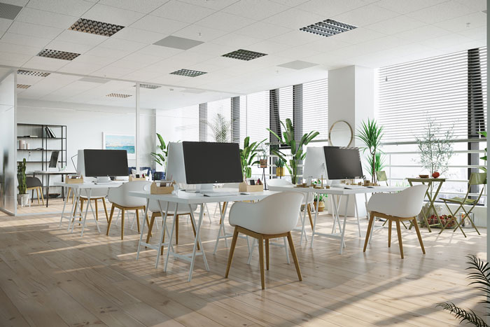 北歐風格辦公室辦公區(qū)裝修設(shè)計案例效果圖