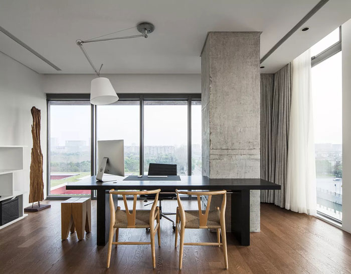 創(chuàng)意總經(jīng)理辦公室裝修設(shè)計效果圖