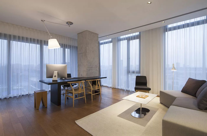 創(chuàng)意總經(jīng)理辦公室裝修設(shè)計效果圖