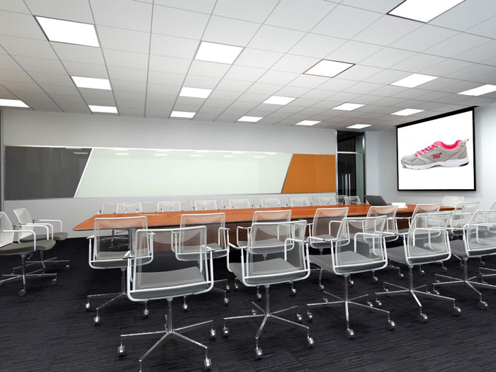 體育用品公司辦公室會議室裝修設(shè)計效果圖