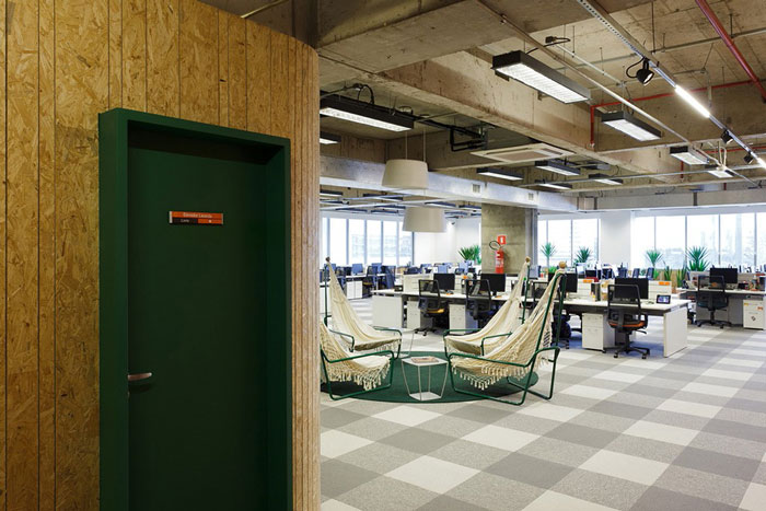 百貨公司辦公室辦公區裝修設計效果圖