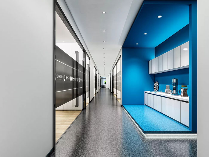 醫藥辦公室過道裝修設計效果圖