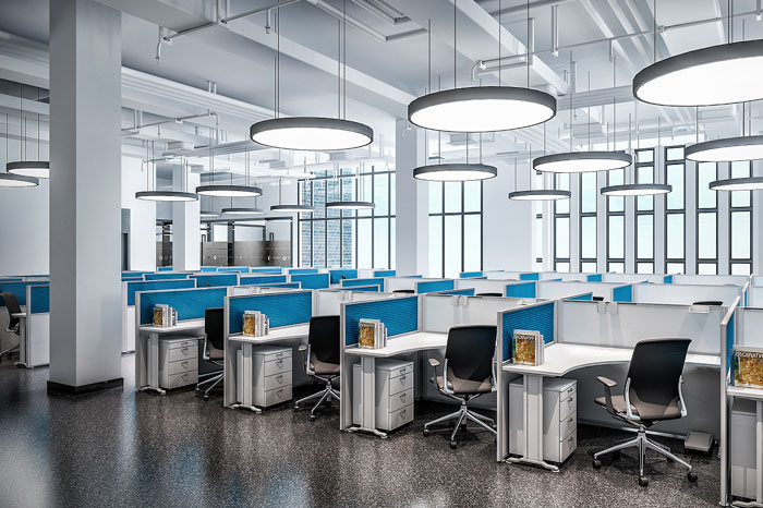 醫藥辦公室辦公區裝修設計效果圖