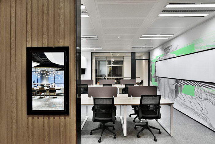 聯合辦公大樓辦公區裝修設計效果圖