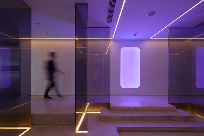 1300平方辦公室空間入口裝修設(shè)計效果圖