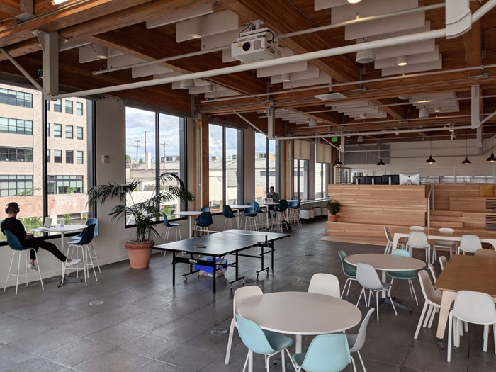 簡約時尚辦公室休息區裝修設計效果圖