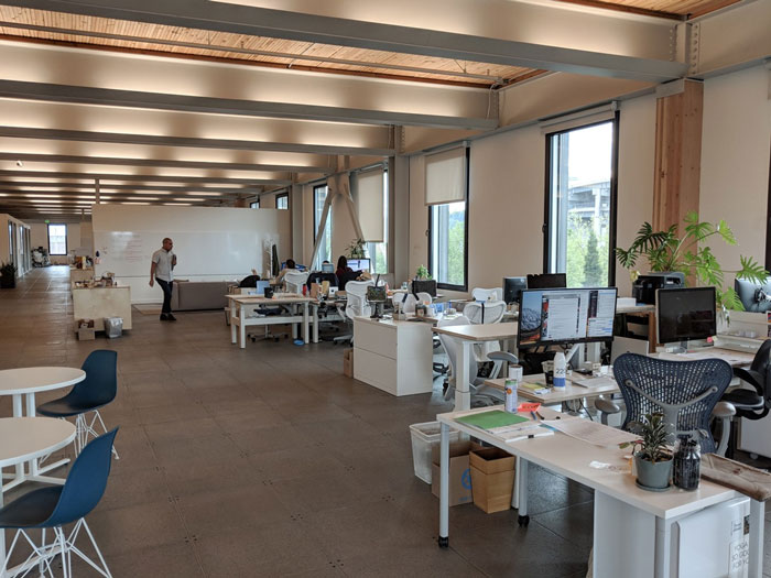 簡約時尚辦公室辦公區裝修設計效果圖