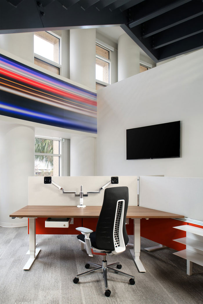 營銷策劃公司辦公室辦公區(qū)細節(jié)裝修設計效果圖