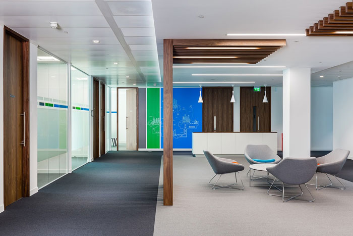 會計公司辦公室前臺接待裝修設計效果圖