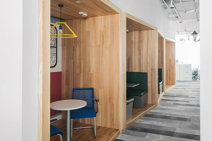 通信公司辦公室交流區裝修設計效果圖