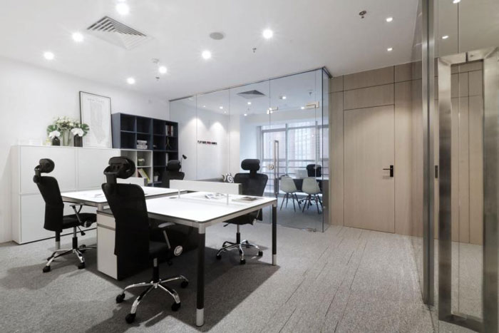 杭州彭埠辦公室辦公區裝修設計效果圖