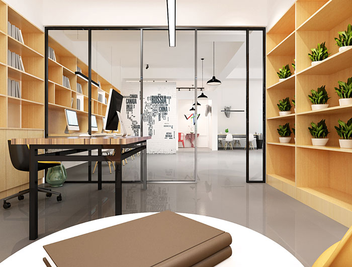 簡單總經理辦公室裝修設計效果圖
