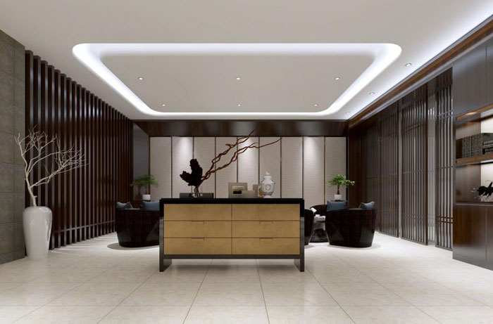 杭州余杭總經理辦公室裝修設計效果圖