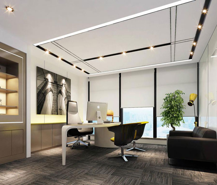 杭州湘湖總經(jīng)理辦公室裝修設(shè)計(jì)方案