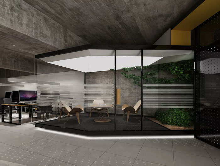 辦公室接待區(qū)布局設計方案