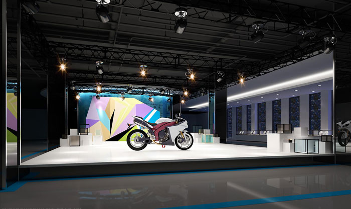 企業孵化器辦公室辦公展示區裝修設計效果圖