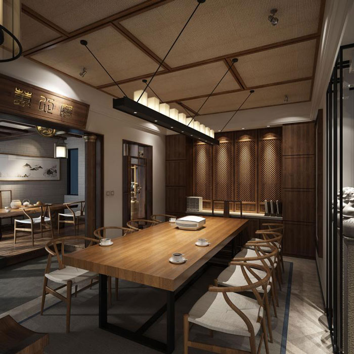 杭州蕭山辦公室會議室裝修設計效果圖