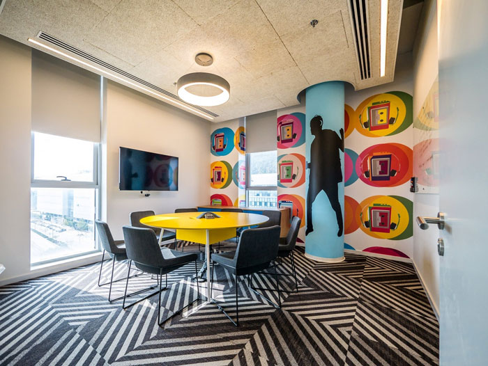 軟件公司辦公室交流區裝修設計實景圖