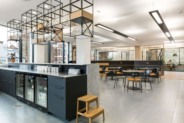 數(shù)據(jù)公司辦公室茶水間裝修設(shè)計效果圖