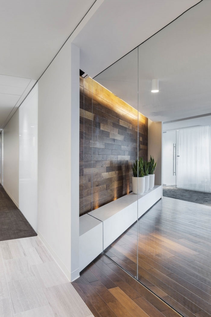 風險投資公司辦公室進門區裝修設計效果圖