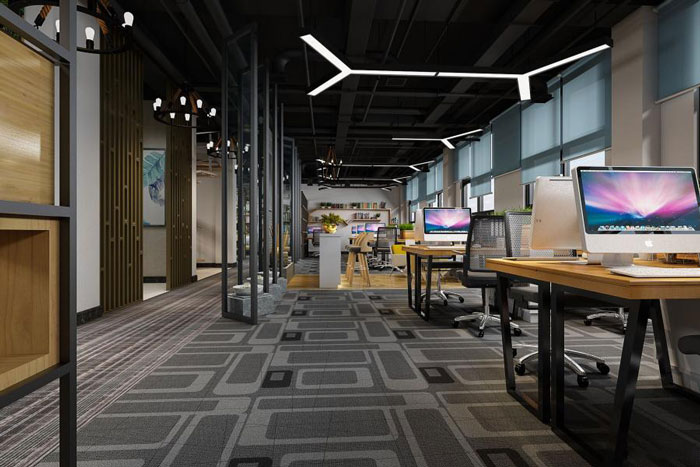 杭州下沙辦公室辦公區裝修設計效果圖