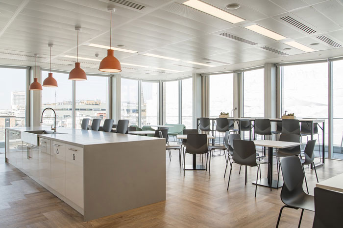 互聯網金融公司辦公室茶水間裝修設計效果圖