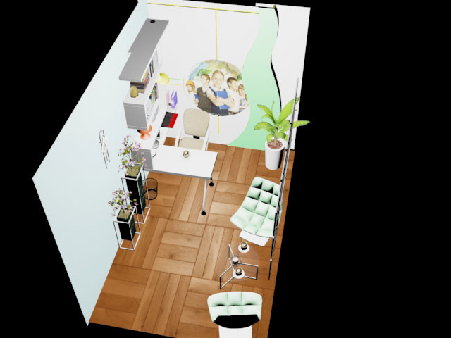 8平米辦公室設計平面圖