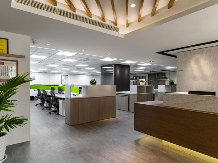 杭州富陽辦公樓辦公區裝修設計效果圖