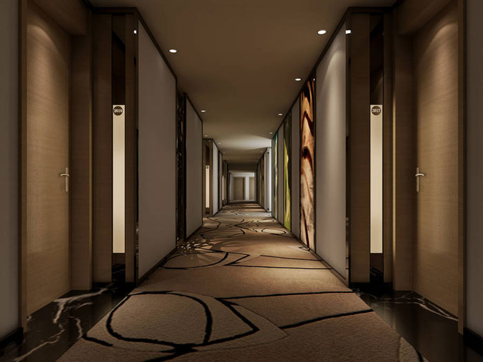 杭州臨安酒店過道裝修設(shè)計(jì)效果圖