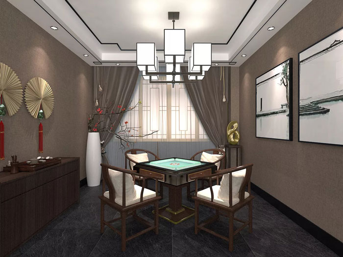 禪意辦公會所休閑區裝修設計效果圖