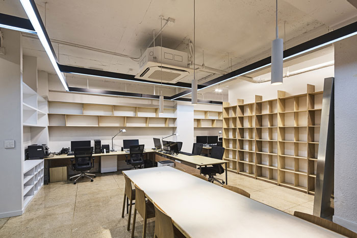 服裝廠房辦公室辦公區裝修設計效果圖