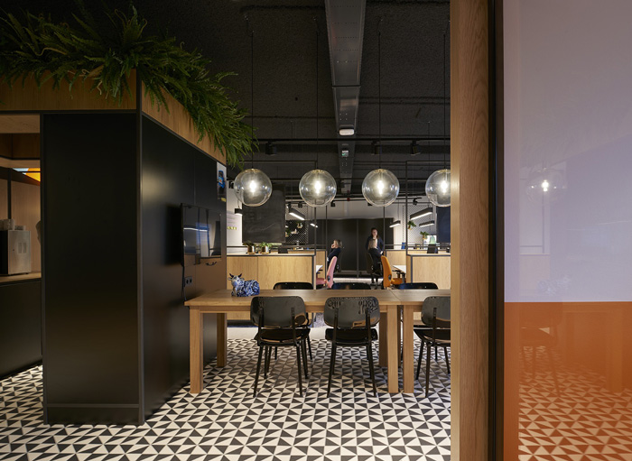 公司辦事處辦公室辦公區裝修設計效果圖