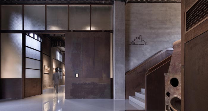 陽朔糖舍酒店畫廊前廳裝修設計效果圖