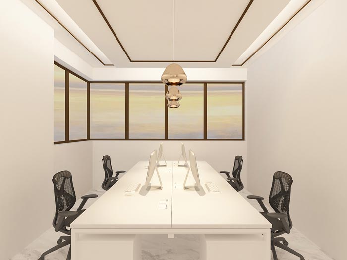 黨群服務中心辦公室裝修設計效果圖