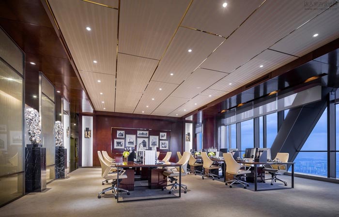 金融控股公司辦公區(qū)裝修設(shè)計(jì)效果圖