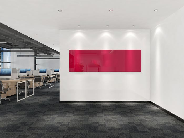 文具公司辦公室進(jìn)門(mén)區(qū)裝修設(shè)計(jì)效果圖