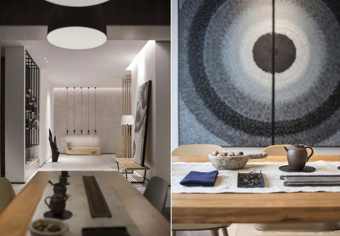 新中式風格辦公室細節設計效果圖